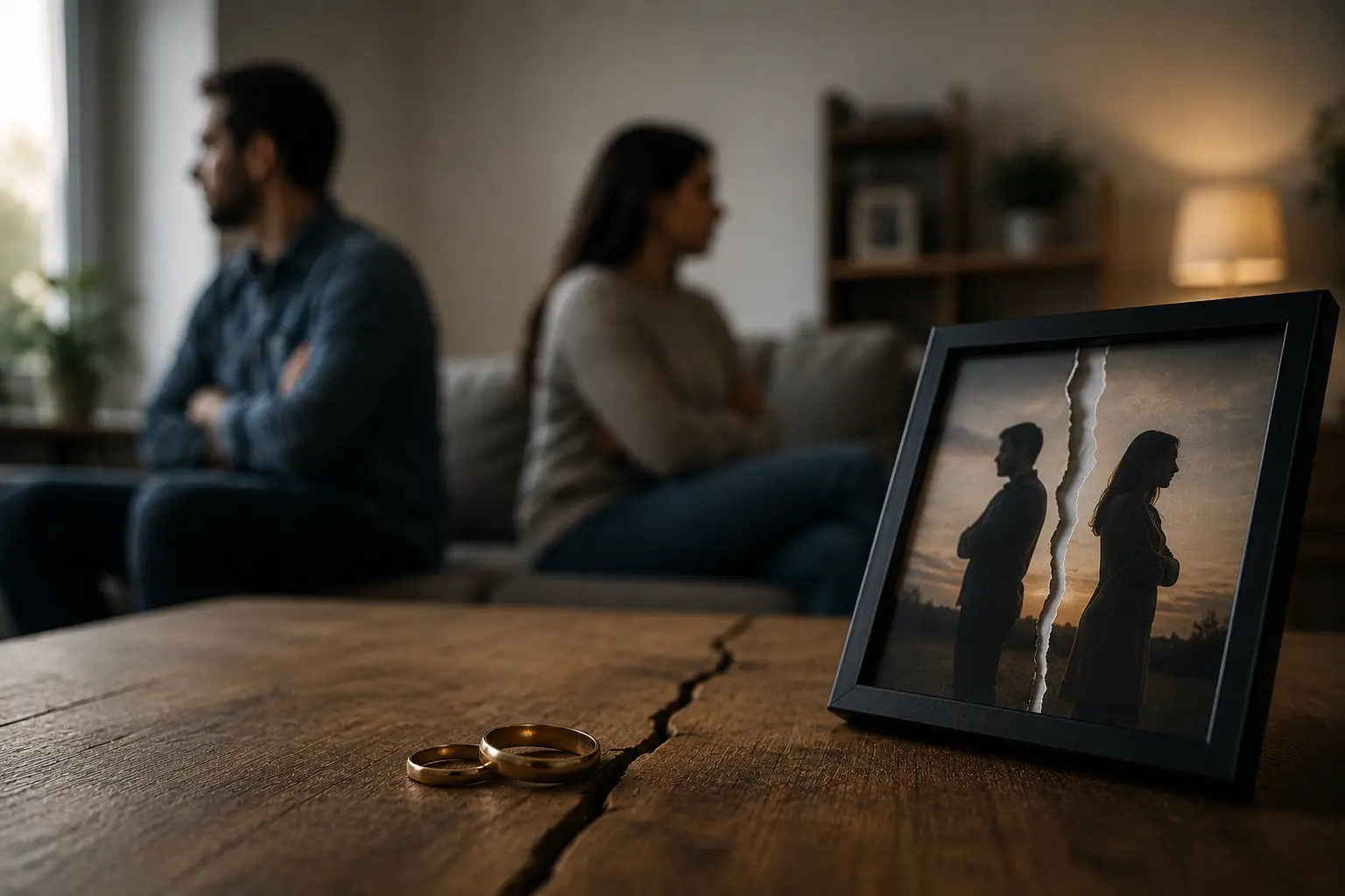 Separazione di fatto tra coniugi e conseguenze legali nel diritto di famiglia.